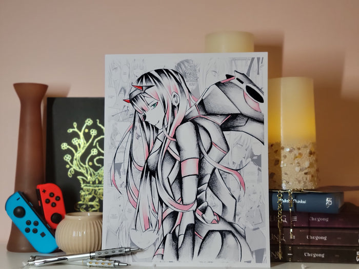 Zero Two Art Print