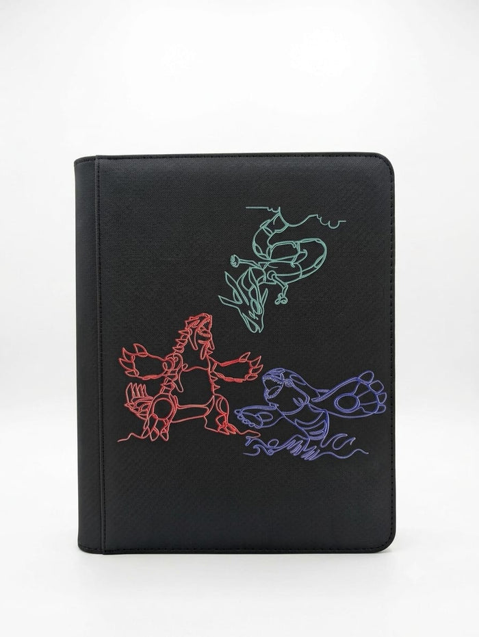 Kyogre Groudon Rayquaza Top Loader TCG Binder