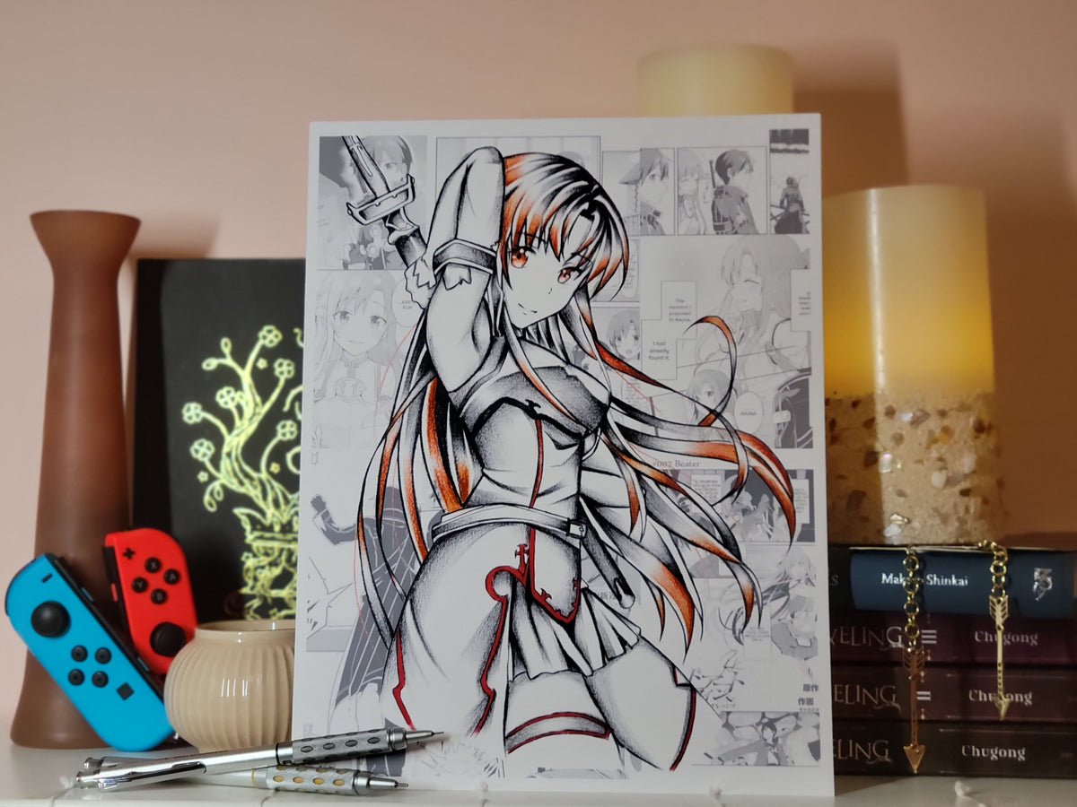 Asuna Yuuki Art Print