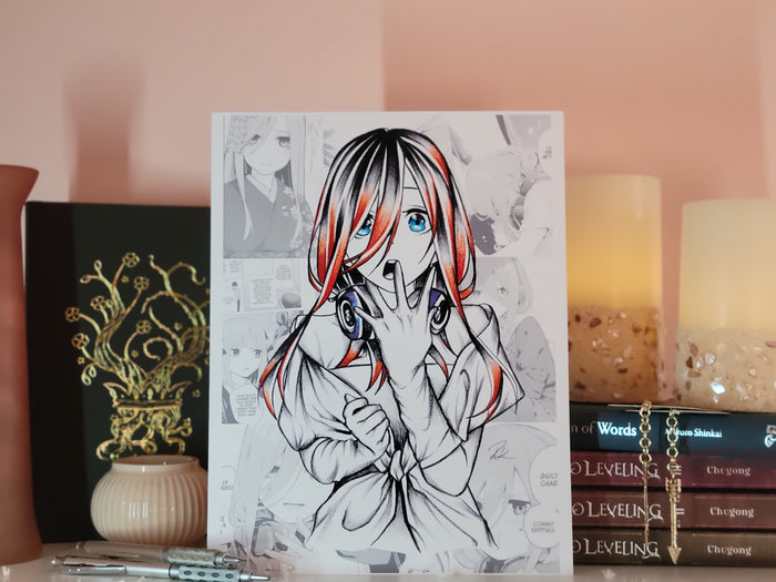 Miku Nakano Art Print